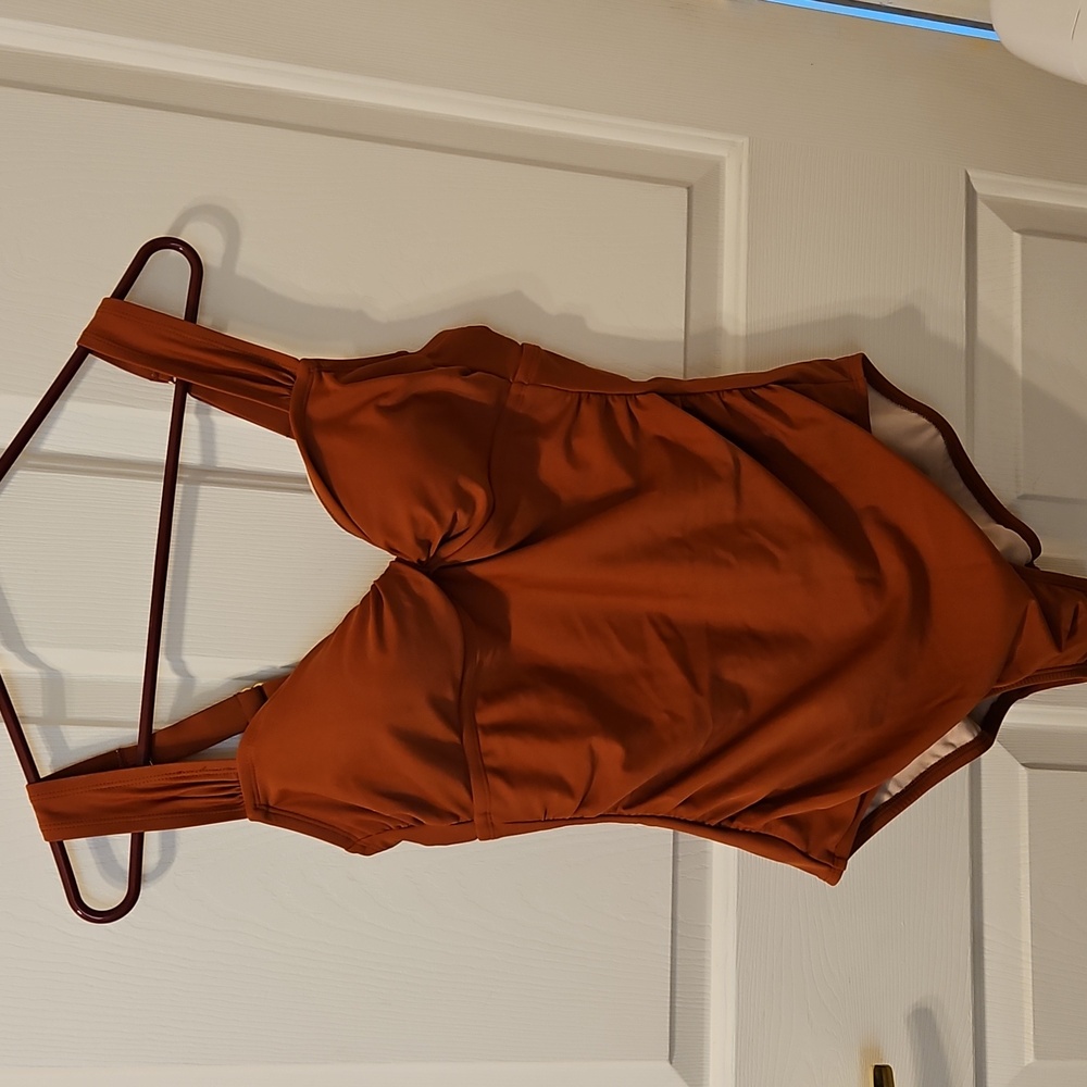 NWT | Kona Sol Terracotta One-Piece Swimsuit | L